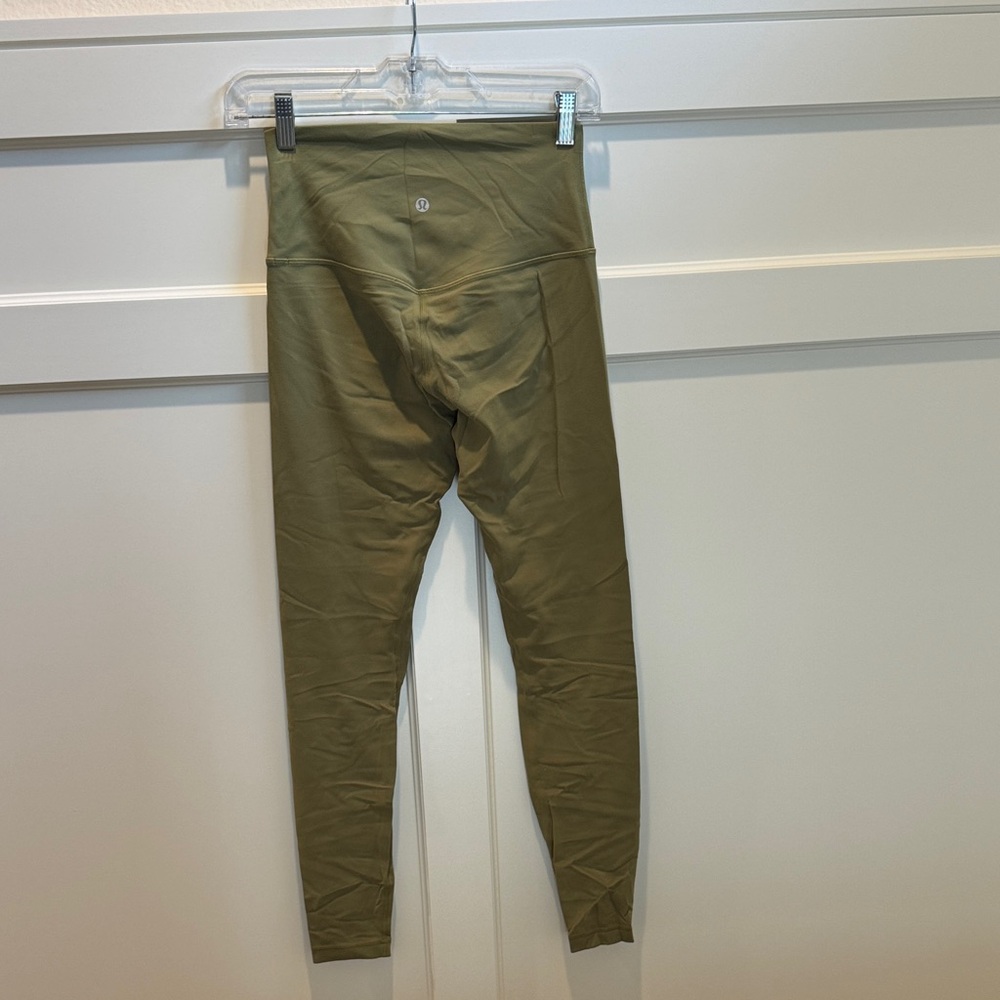 lululemon athletica Olive Green High-Waist Leggings